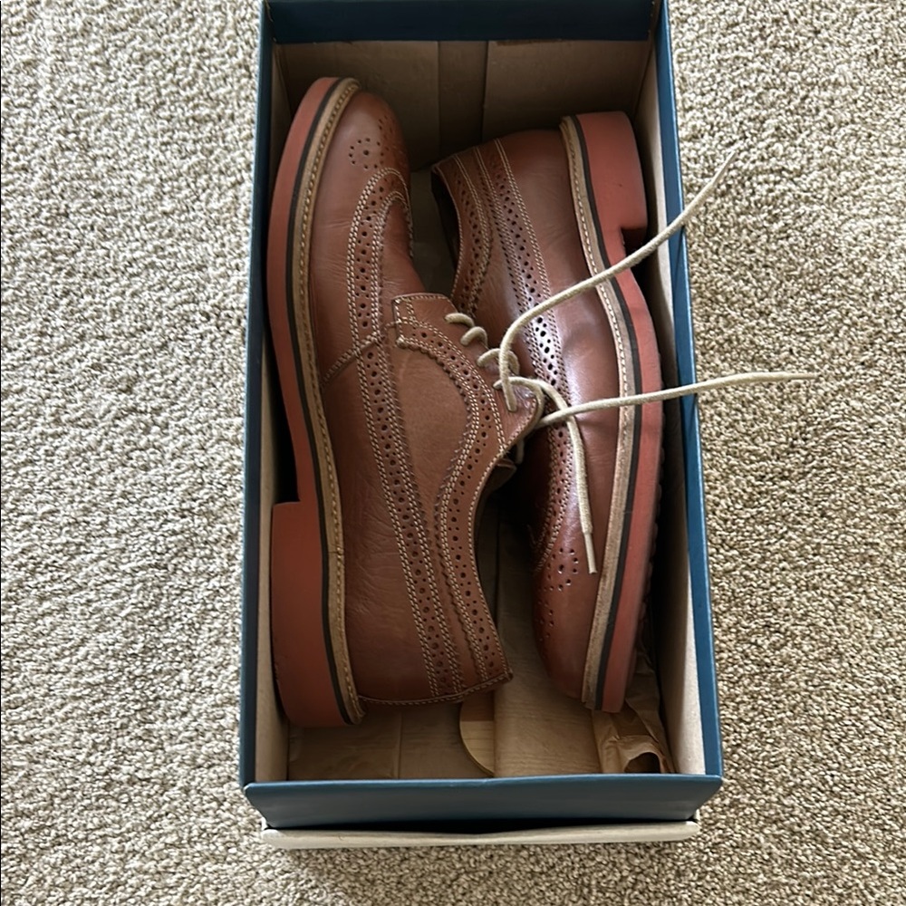 1901 Tan Leather Derbys